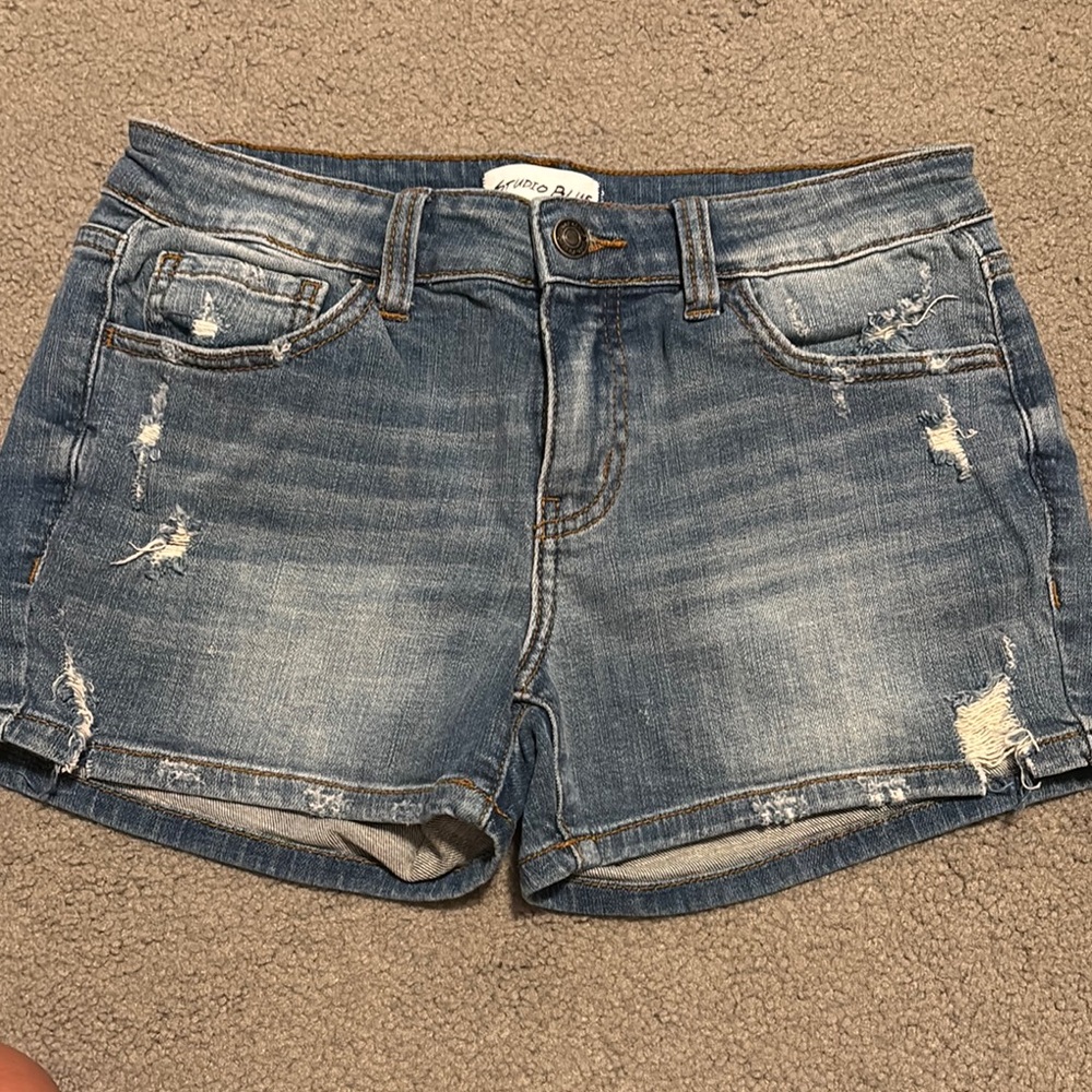 Studio Blue Denim Women Shorts